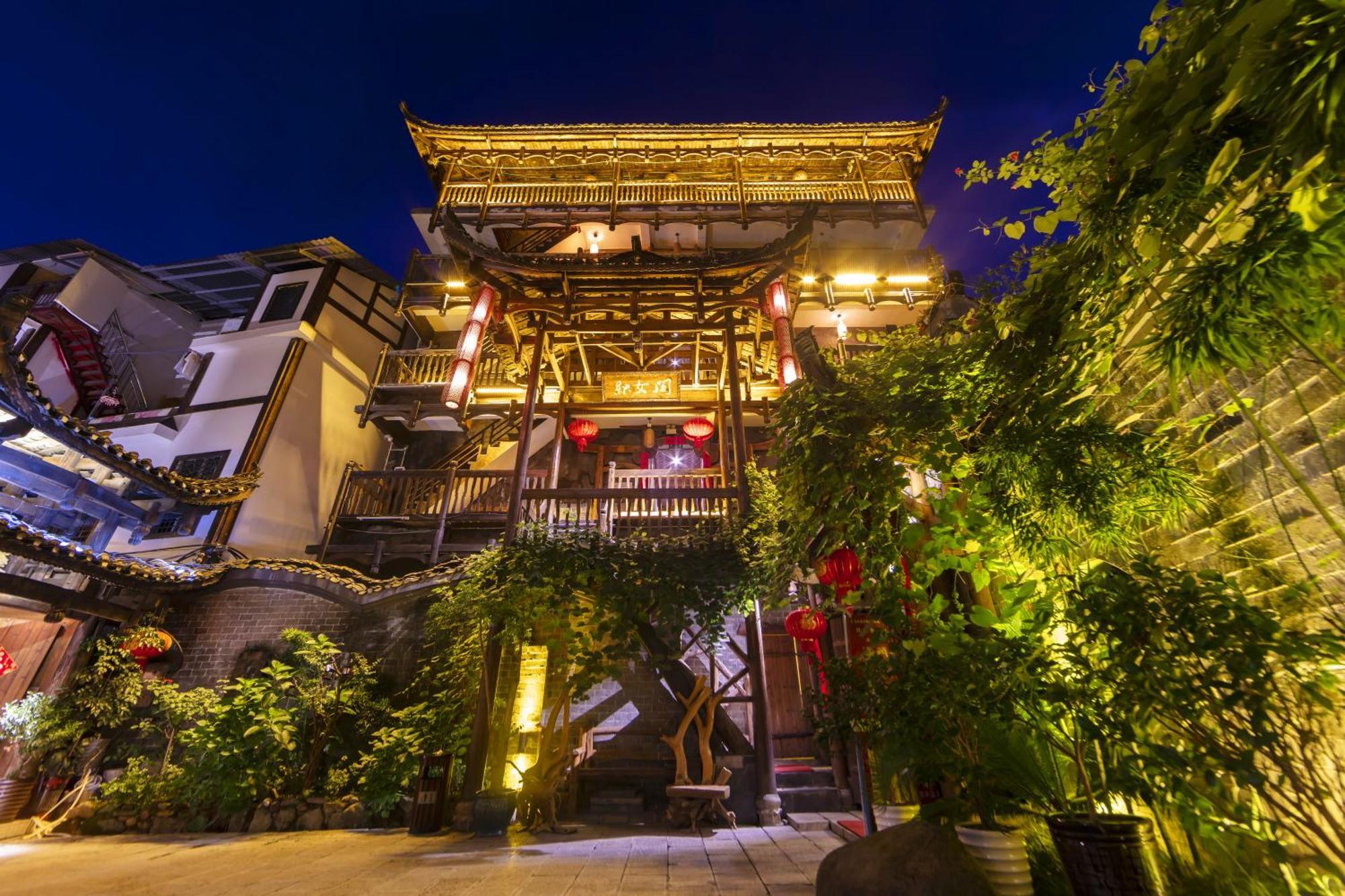 Butterfly Flowers Inn Чжанцзяцзе Экстерьер фото