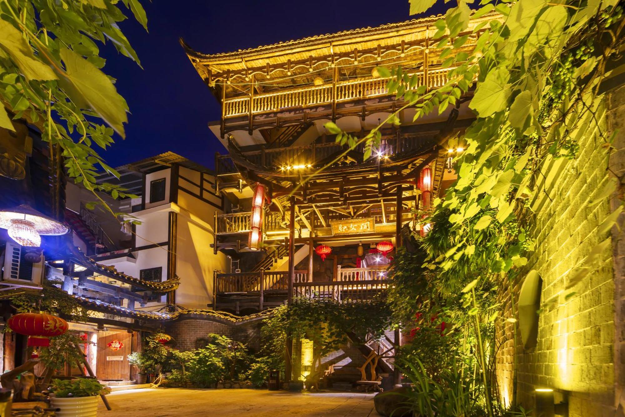 Butterfly Flowers Inn Чжанцзяцзе Экстерьер фото